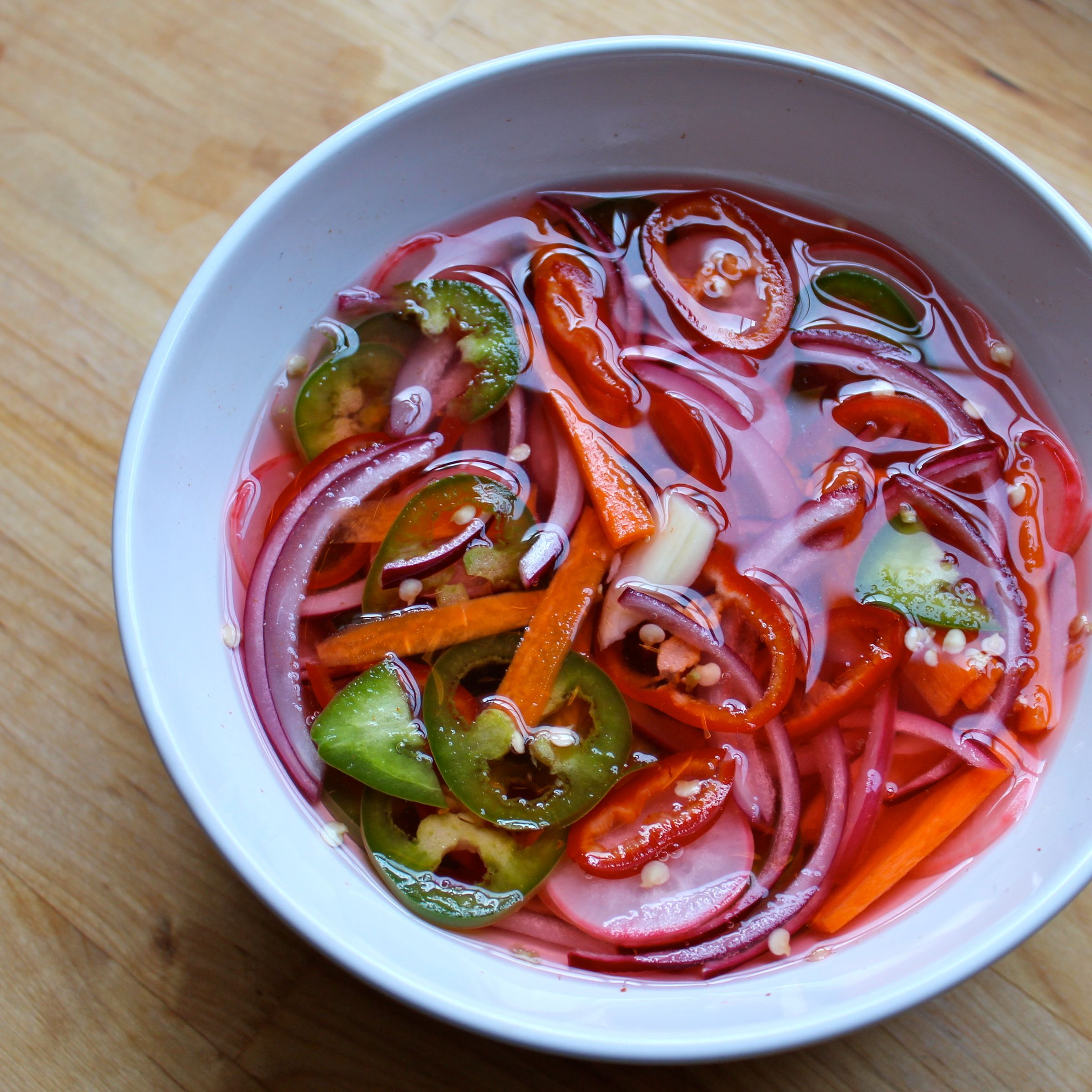 Quick Pickled Vegetables