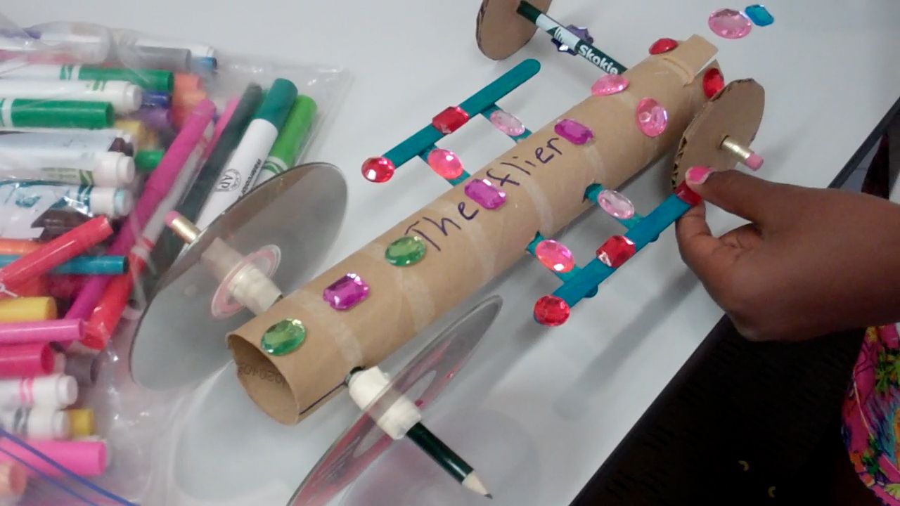 Easy Rubberband Car