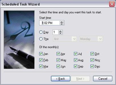 Adding a Scheduled Task
