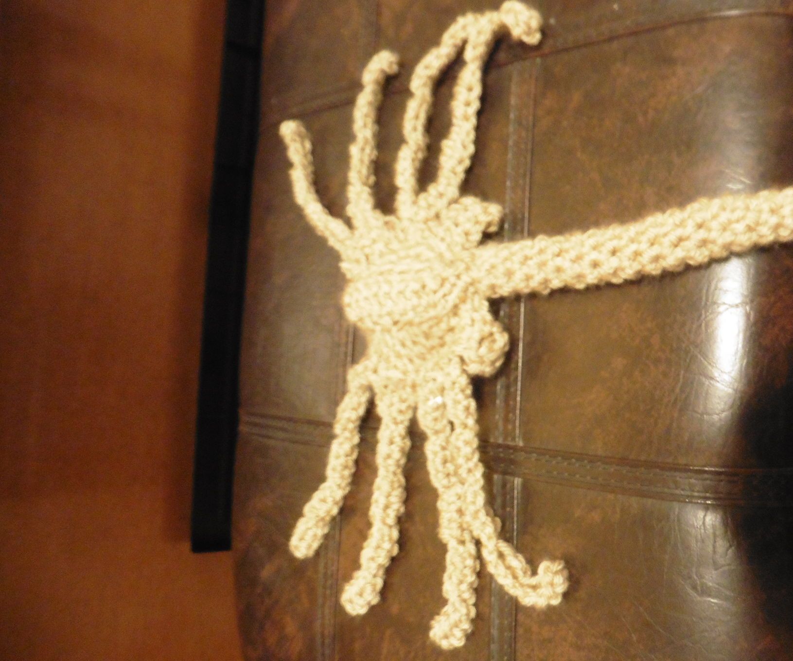 Crochet Alien Face Hugger