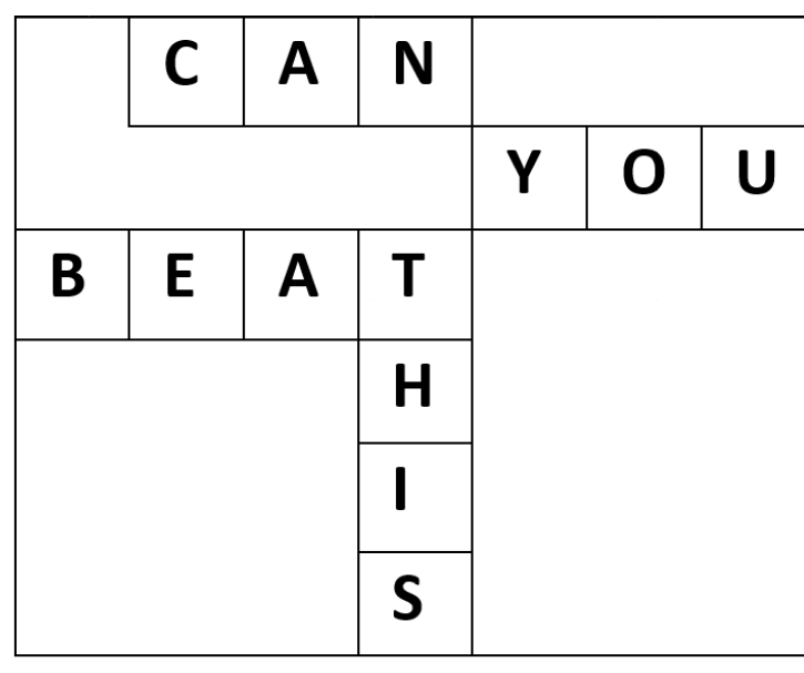 Puzzle Challenge: a Simple Crossword