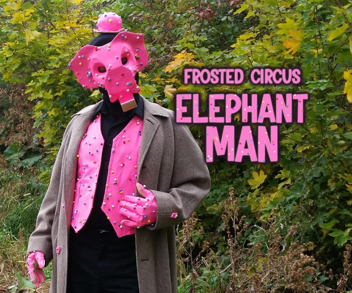 Frosted Circus Elephant Man