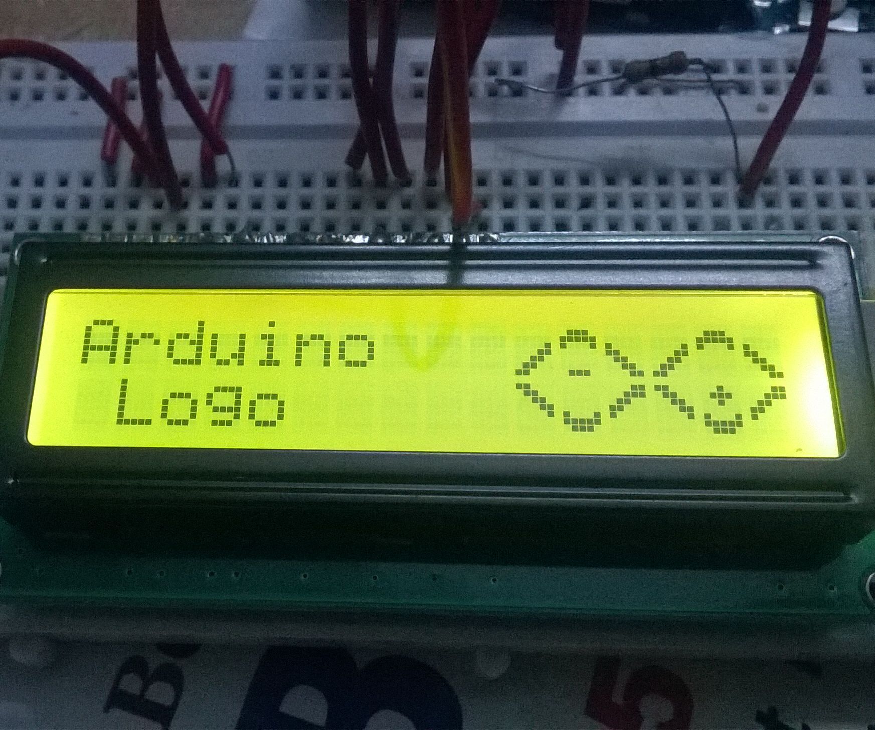 Arduino Bit mappig on LCD with LOGO