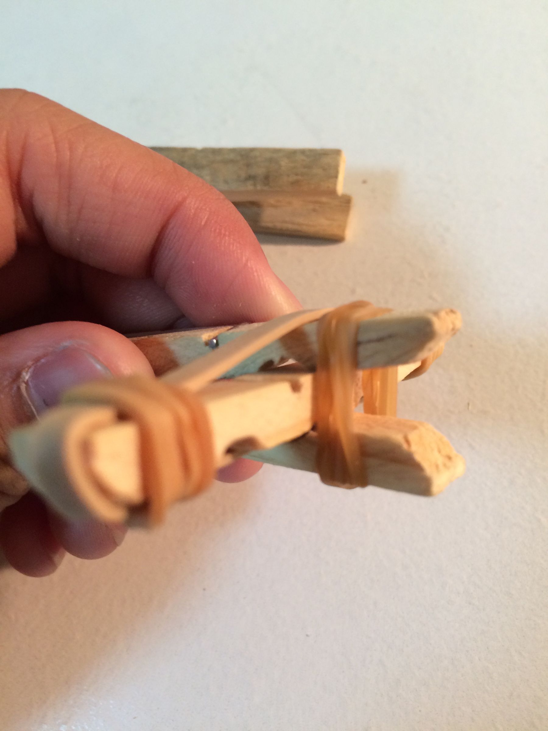 How to Make a Mini Clothespin Crossbow 7 Steps Instructables