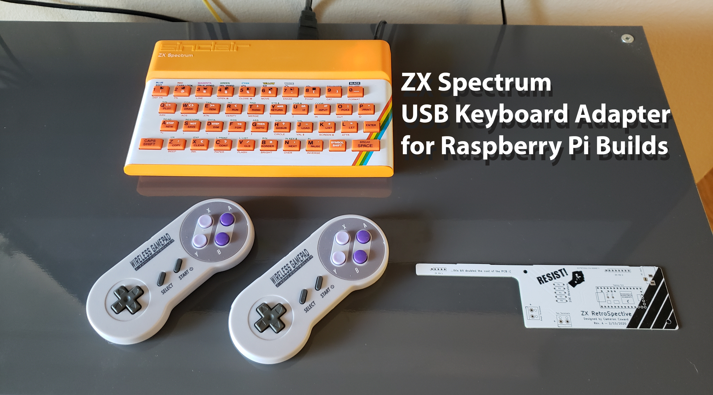 ZX Spectrum USB Adapter for Raspberry Pi RetroPie Builds : 5 Steps