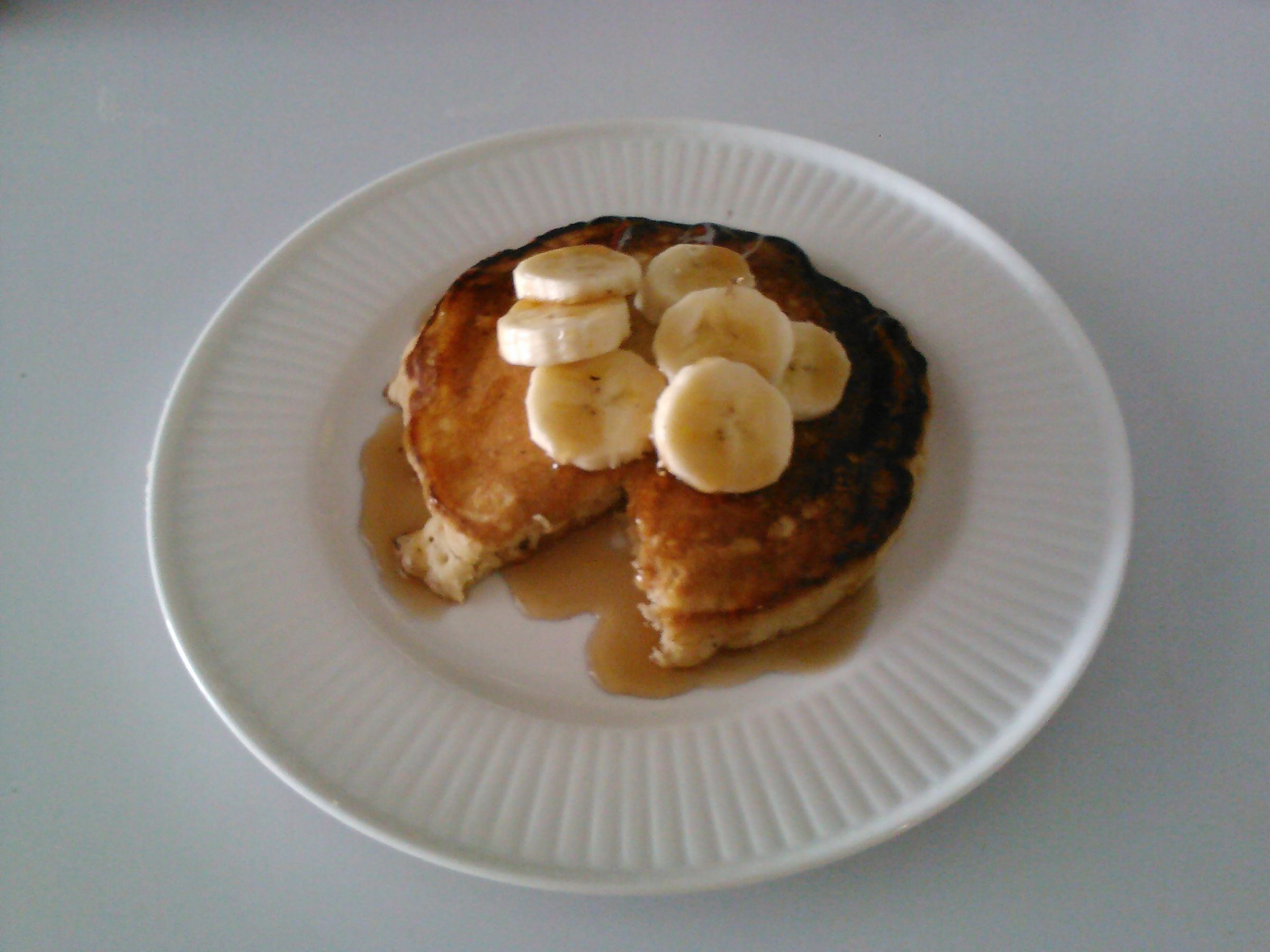Maple Brown Sugar Oatmeal Pancakes