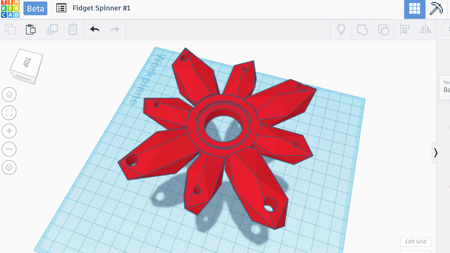 Crystal Fragment Spinner