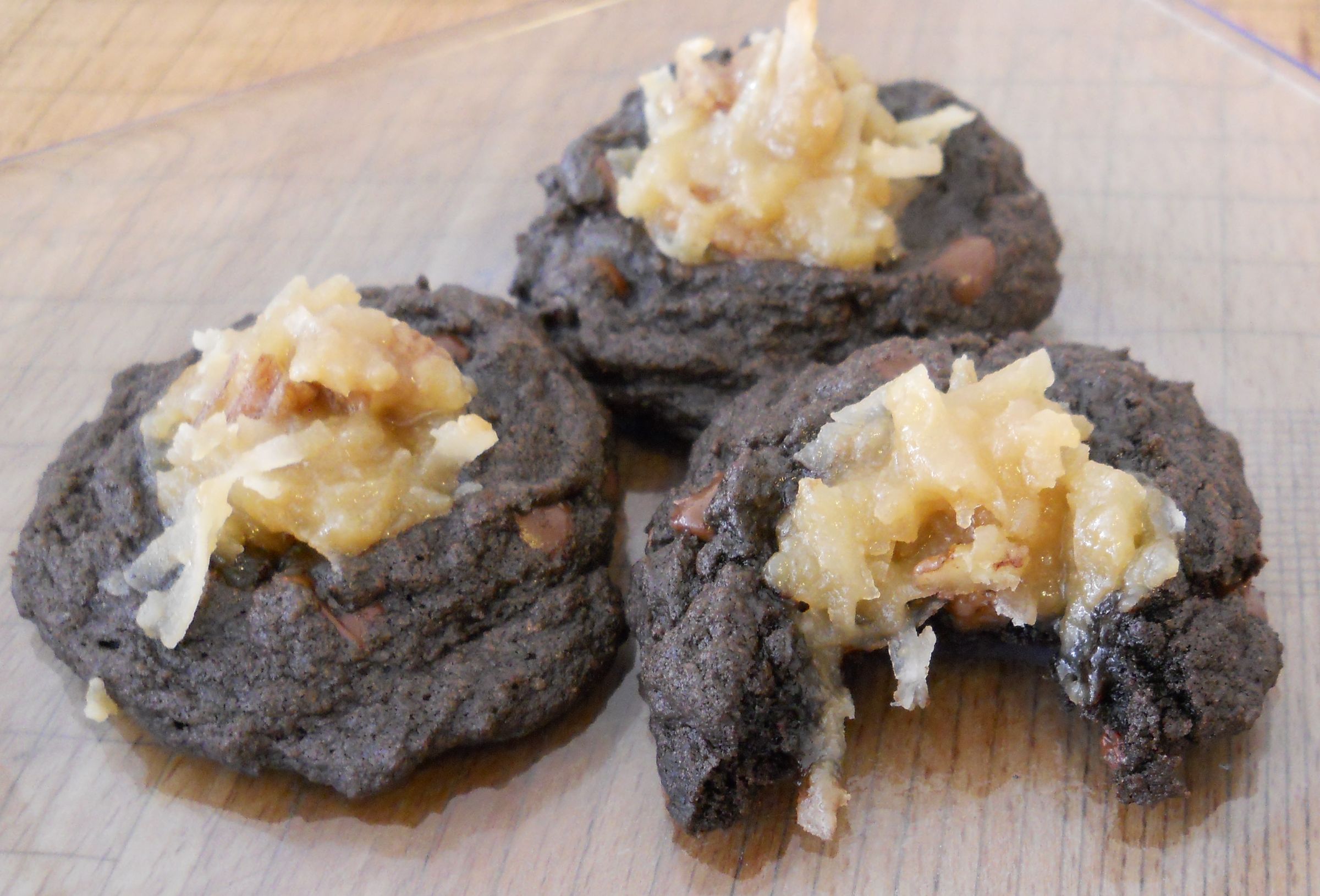 German Chocolate Cookies