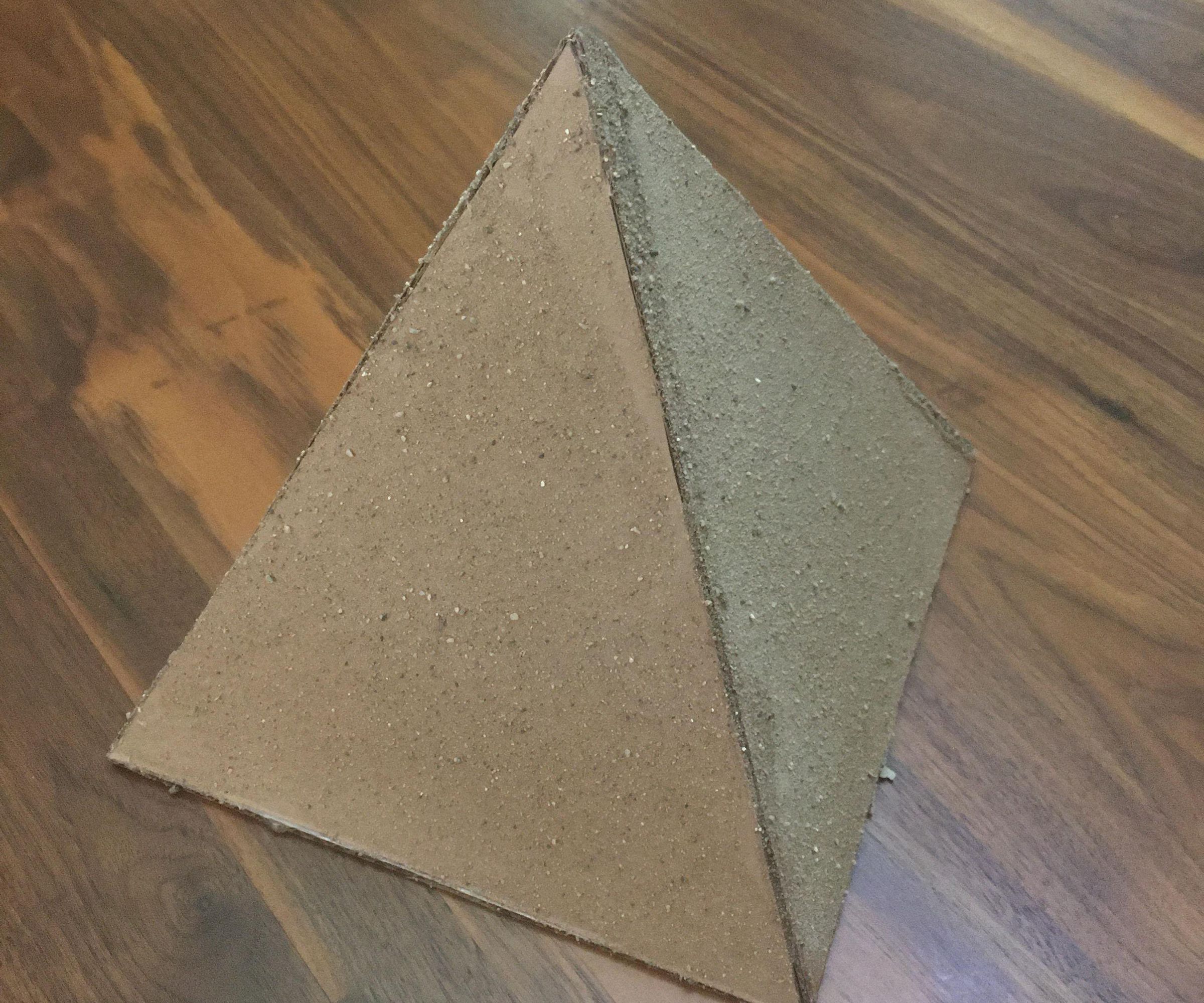 Cardboard Pyramid With Secret Compartment