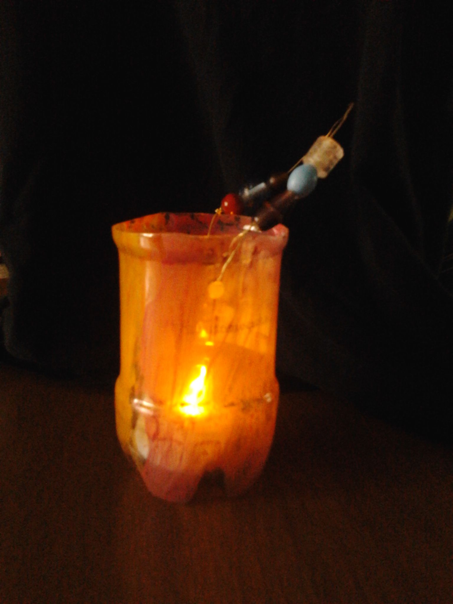 Recycled Plastic Bottle Luminary