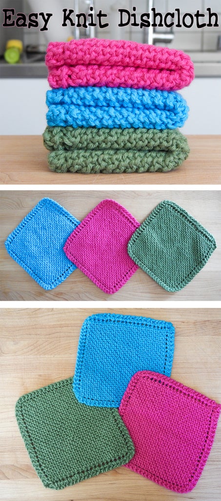 Easy Knit Dishcloth / Washcloth : 3 Steps (with Pictures) - Instructables