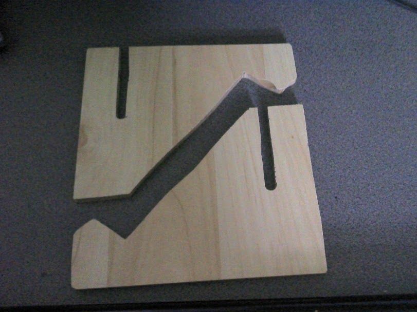Tablet Stand From Laminate Leftovers