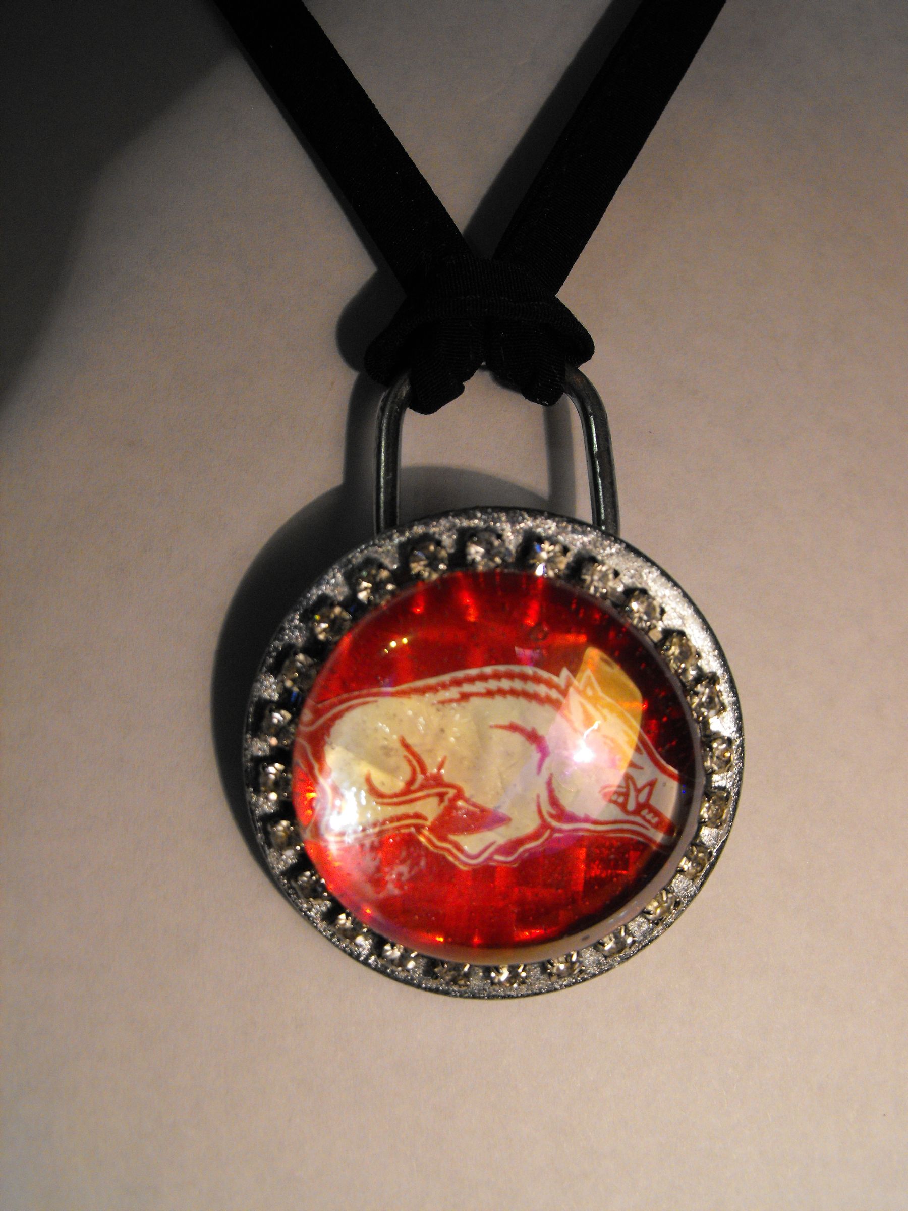College Mascot Bling Necklace