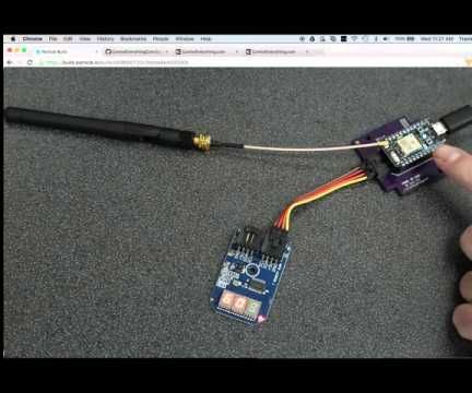 Particle Photon RSSI on Display