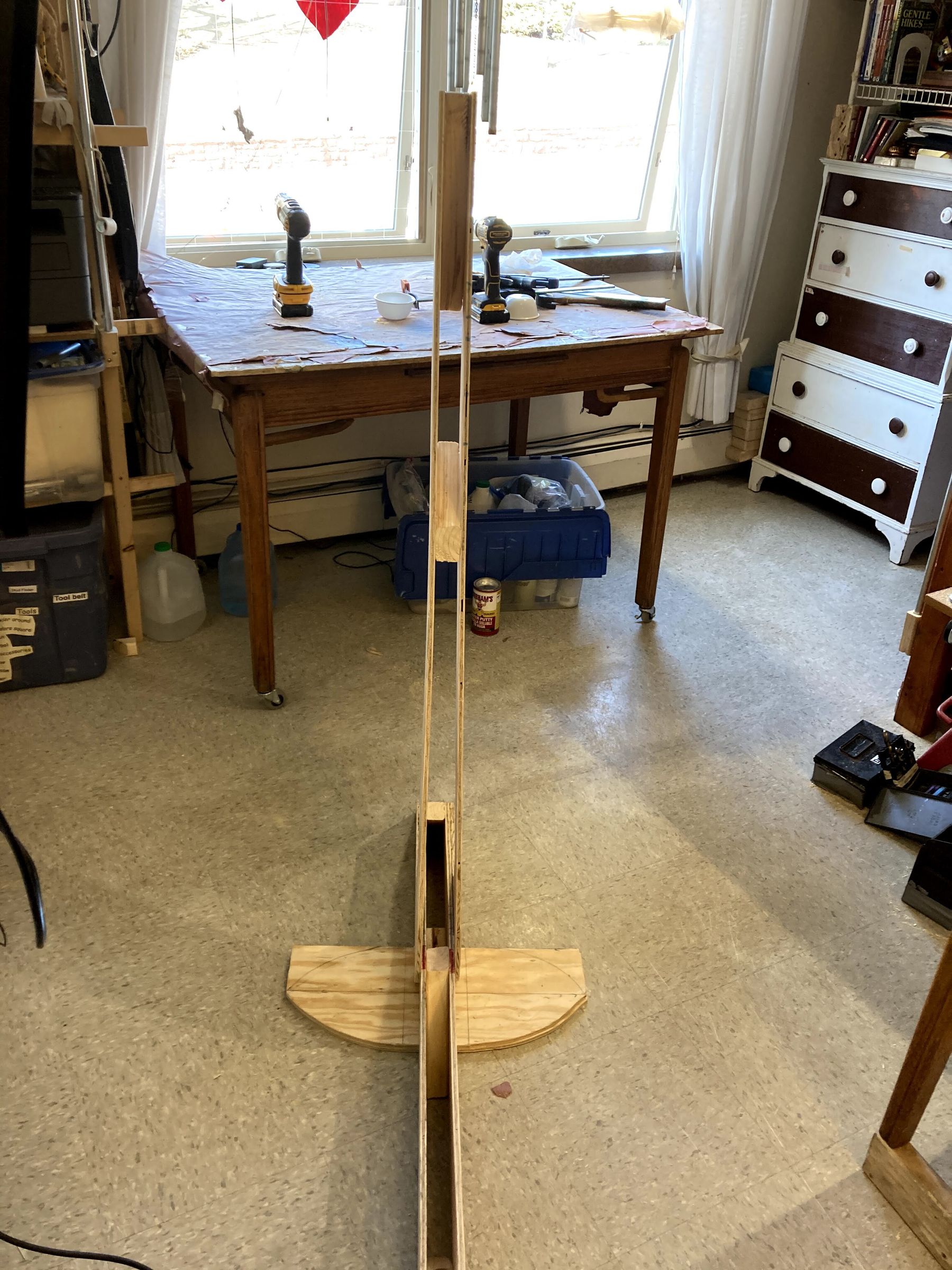 making a bike rack out of wood