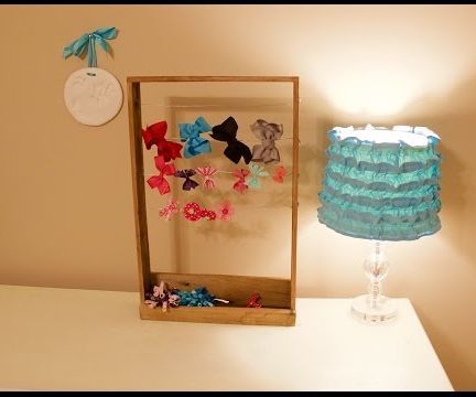 DIY Jewelry Wall Organizer and Display