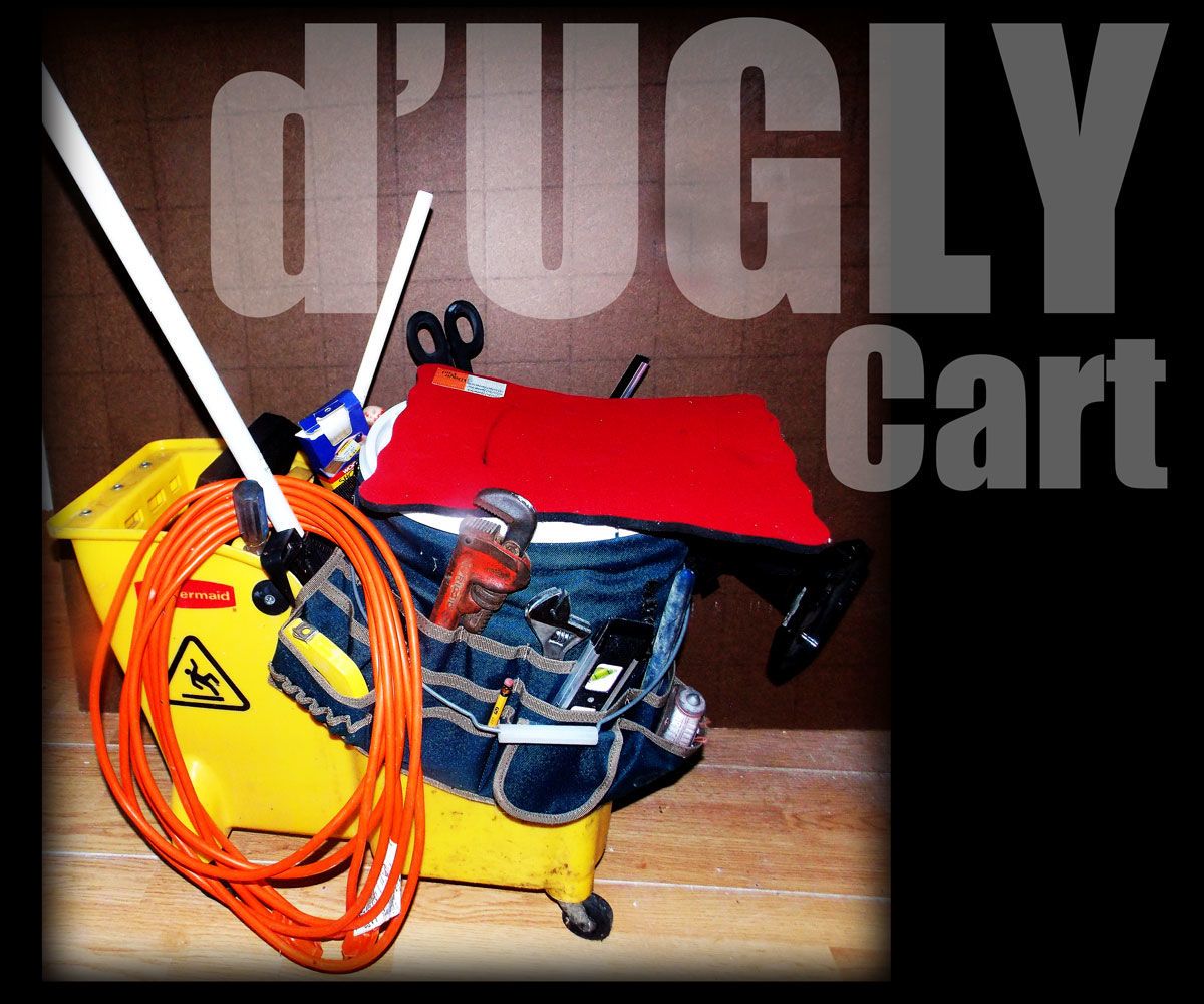 D'UGLY CART - a Rolling Tool-Caddy From Scrap