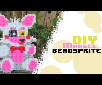 Plush Mangle From FNAF | Bead Sprites (Perler/Hama/Arktal Beads)