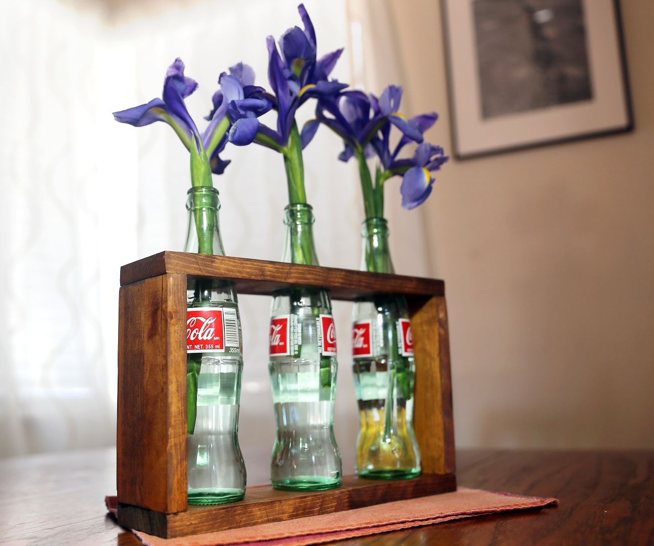 Upcycled Bottle Vase