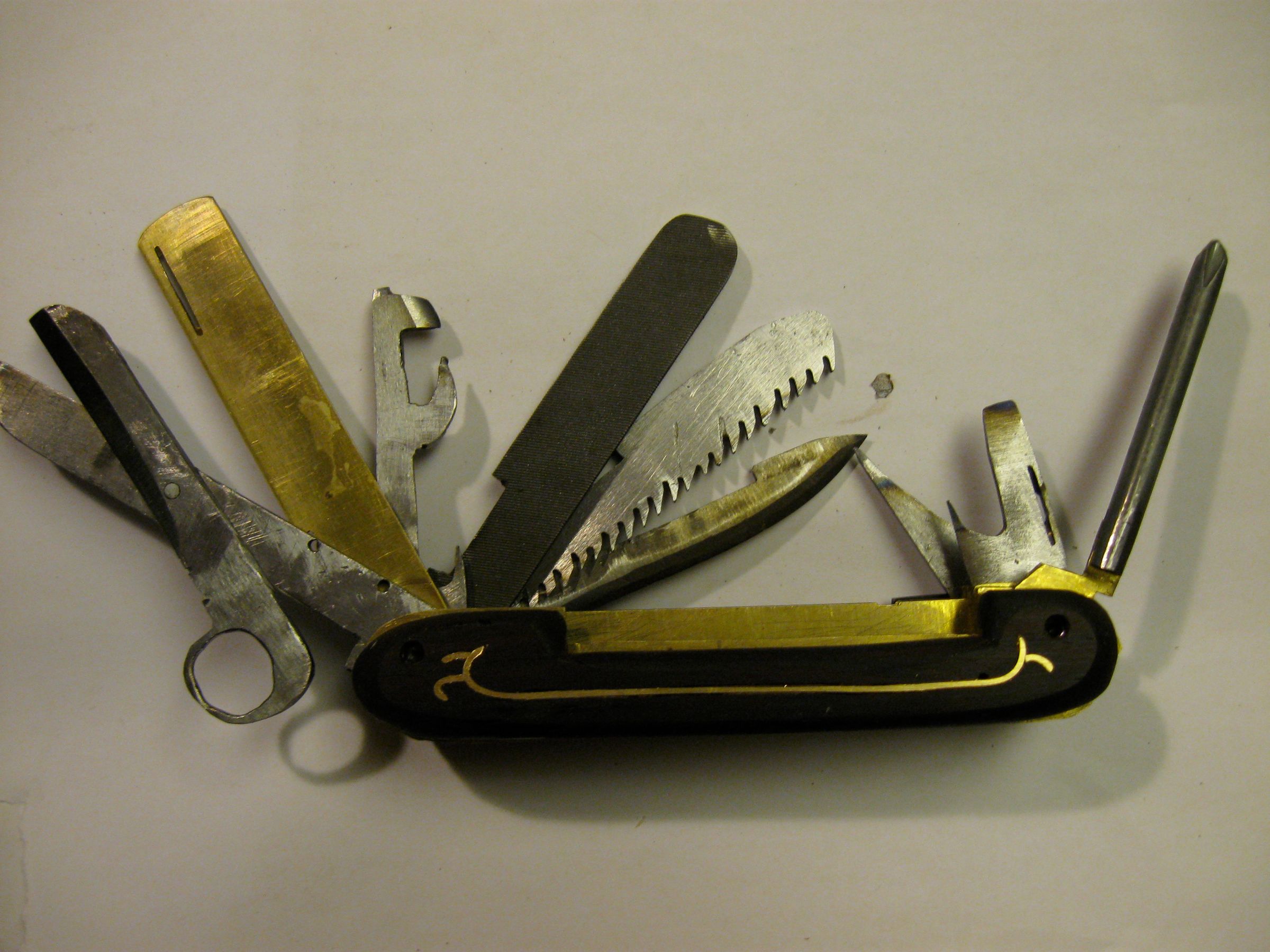 make a Steampunk pen knife