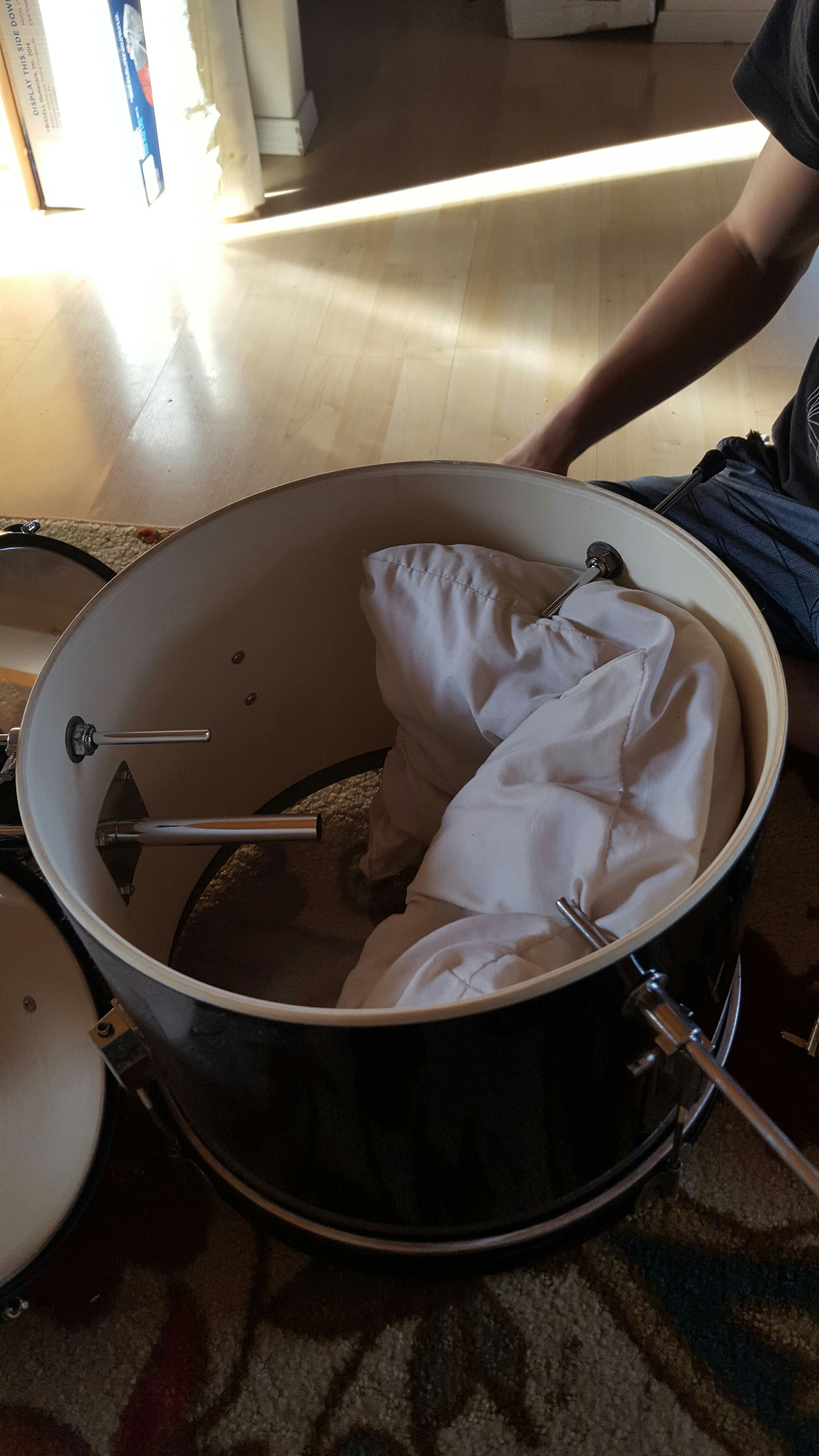 How Muffle a Children's Bass Drum Instructables