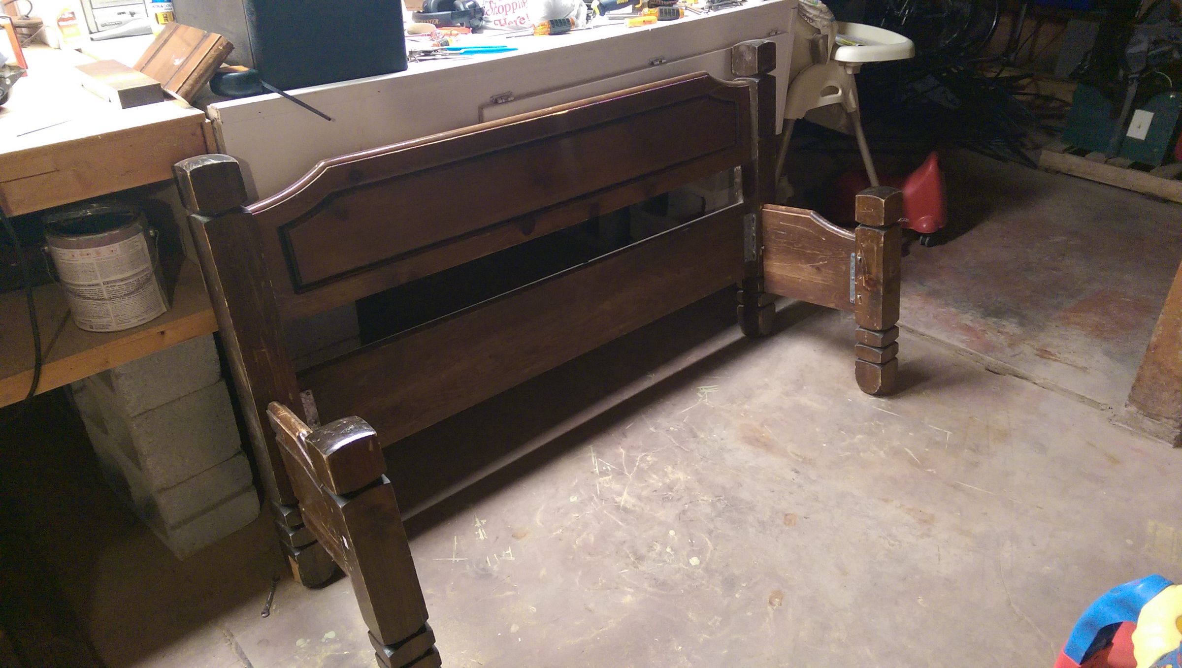 A Bench From an Old Bed 9 Steps Instructables