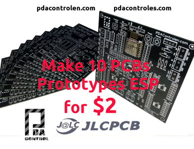 10 Professional PCBs for $ 2 With JLCPCB - ESPMonitor Prototypes