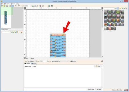 Start Visuino, and Select the Arduino UNO Board Type