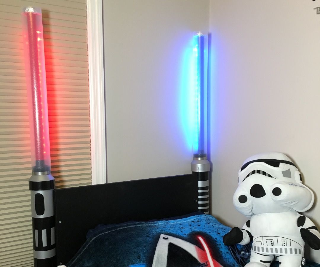 Lightsaber Headboard