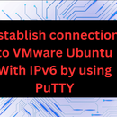 How to Establish Connection by Using PuTTY to VMware Ubuntu With IPv6?