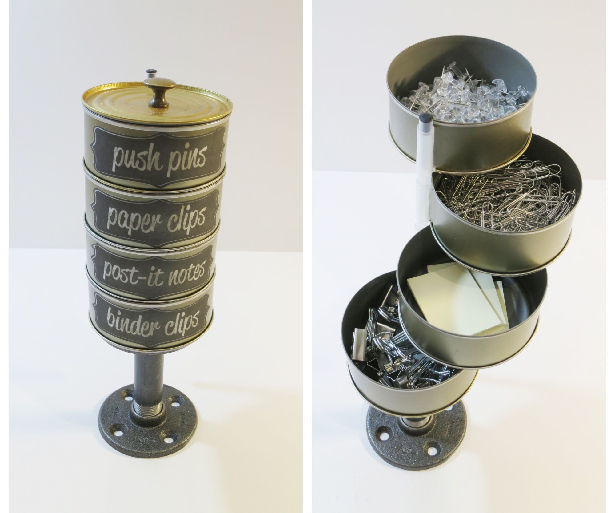 Tuna Can Swing Out Storage Tower