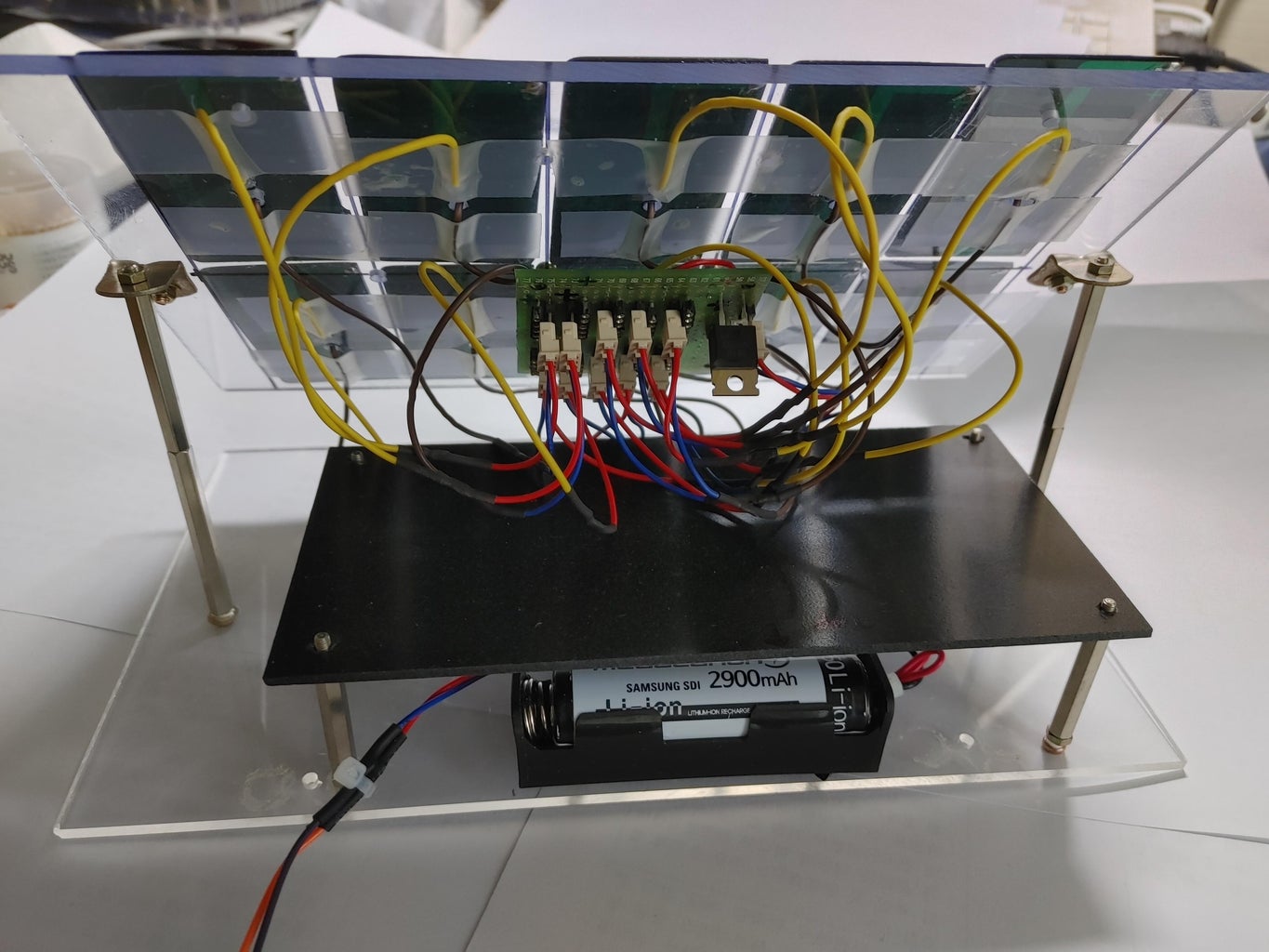 Solar Charger Circuit 2nd Prototype 9 Steps with Pictures Circuit Diagram