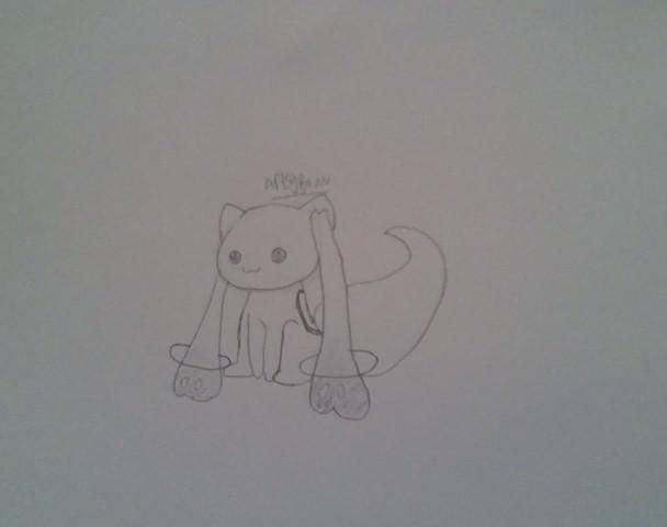 How to Draw Kyubey From Puella Magi Madoka Magica