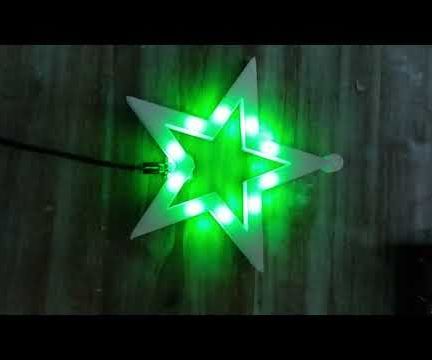 Christmas Star LED Neopixel Arduino Attigny85 Digispark