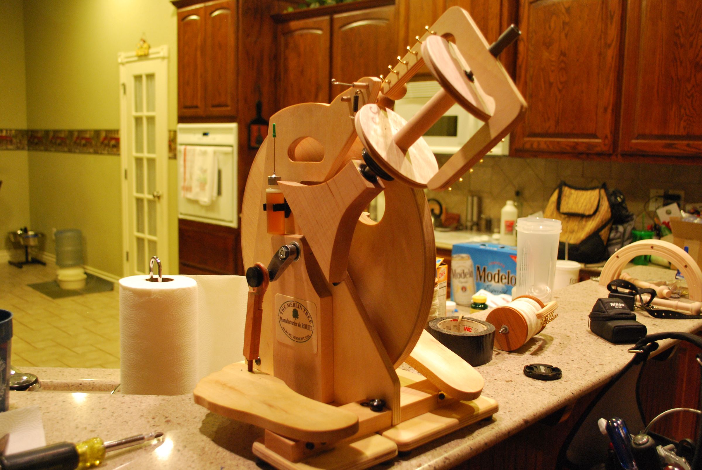 Merlin Tree Spinning Wheel Dis-assembly and Re-Assembly