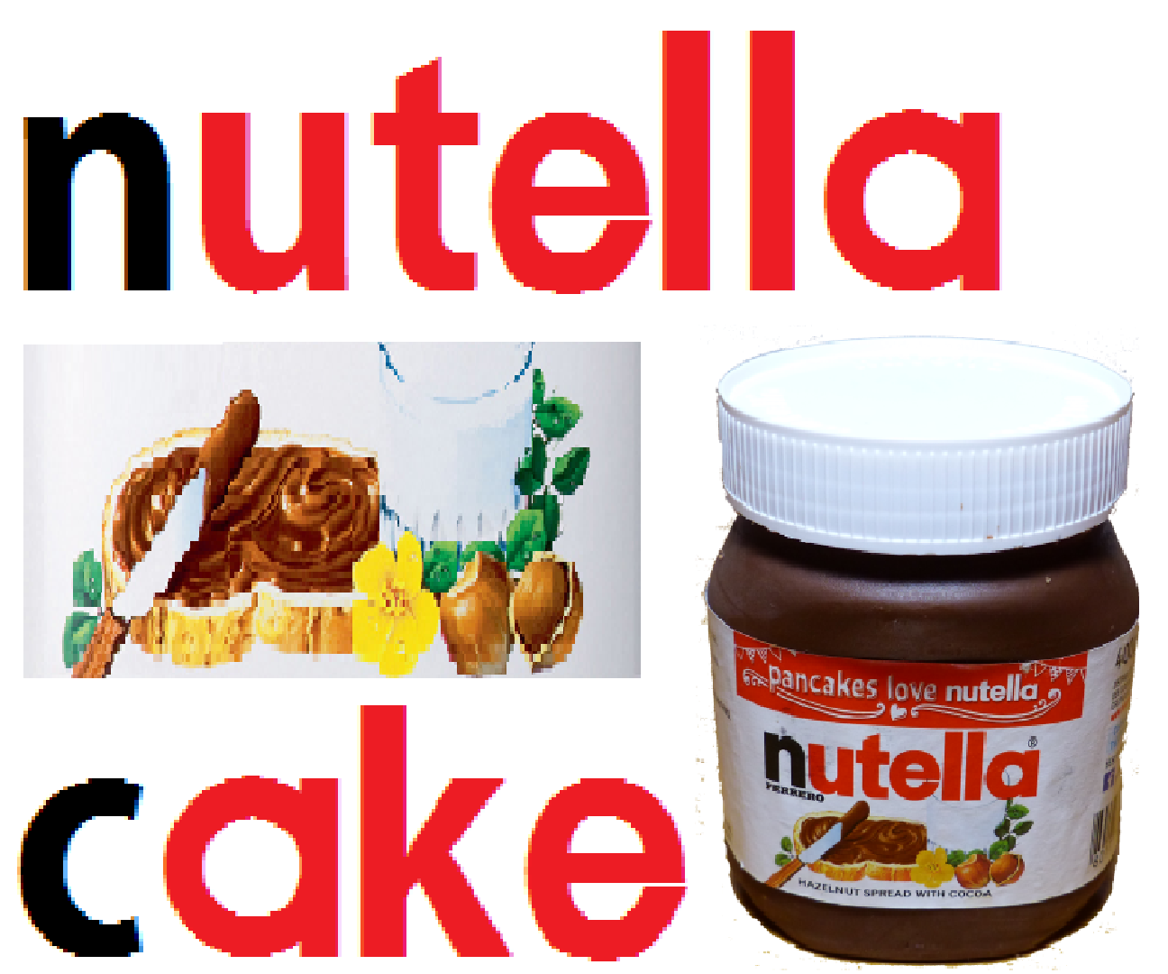 3d Nutella Jar Cake