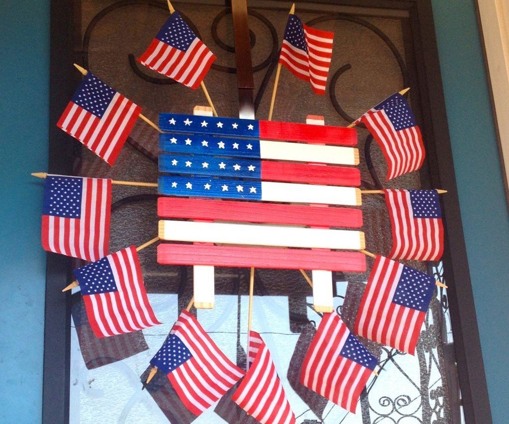 Celebrate the 4th of July With Easy Door Decorations