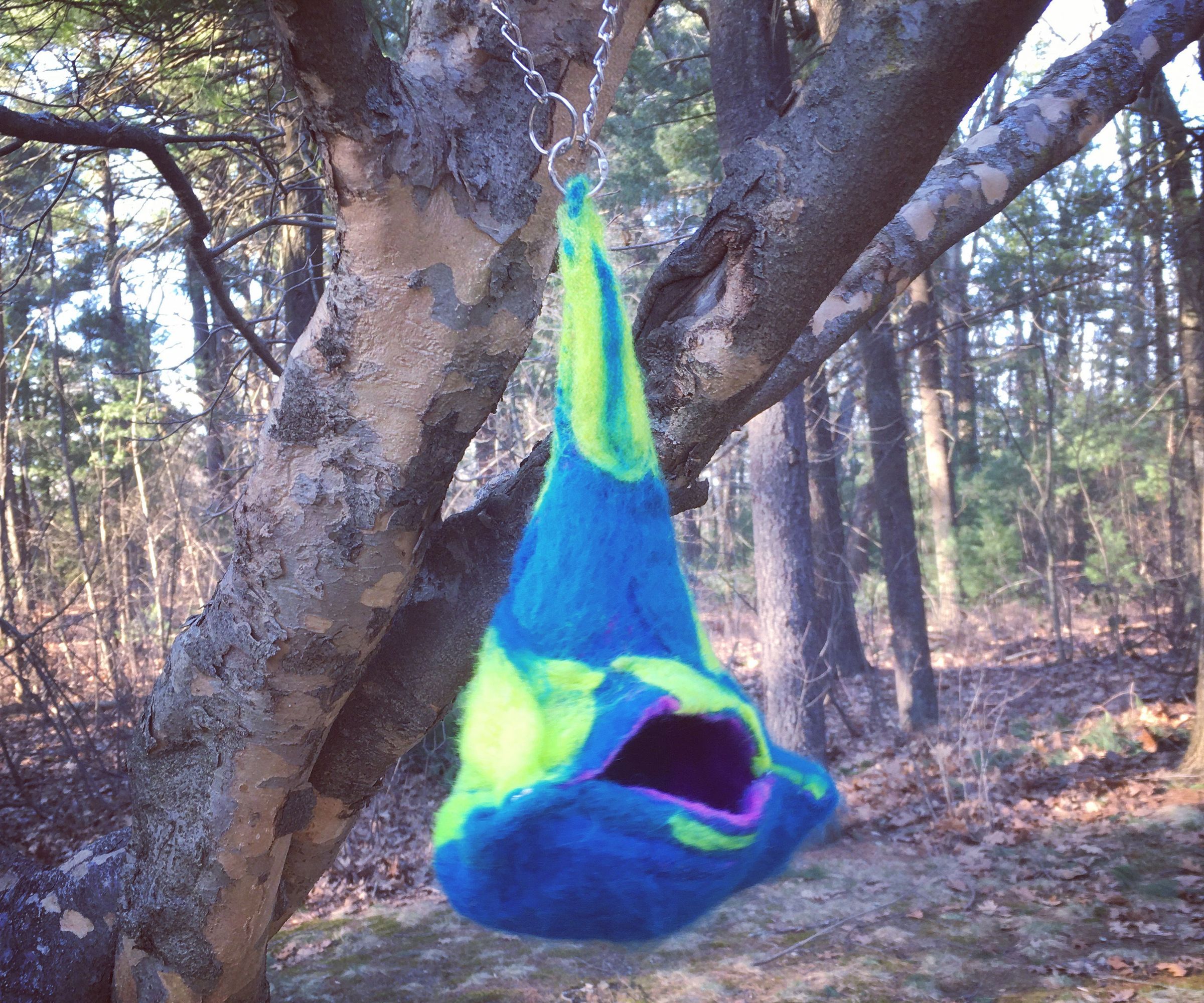 Wet Felted BirdHouse