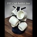 DIY Cup Holder Tree for the Kitchen