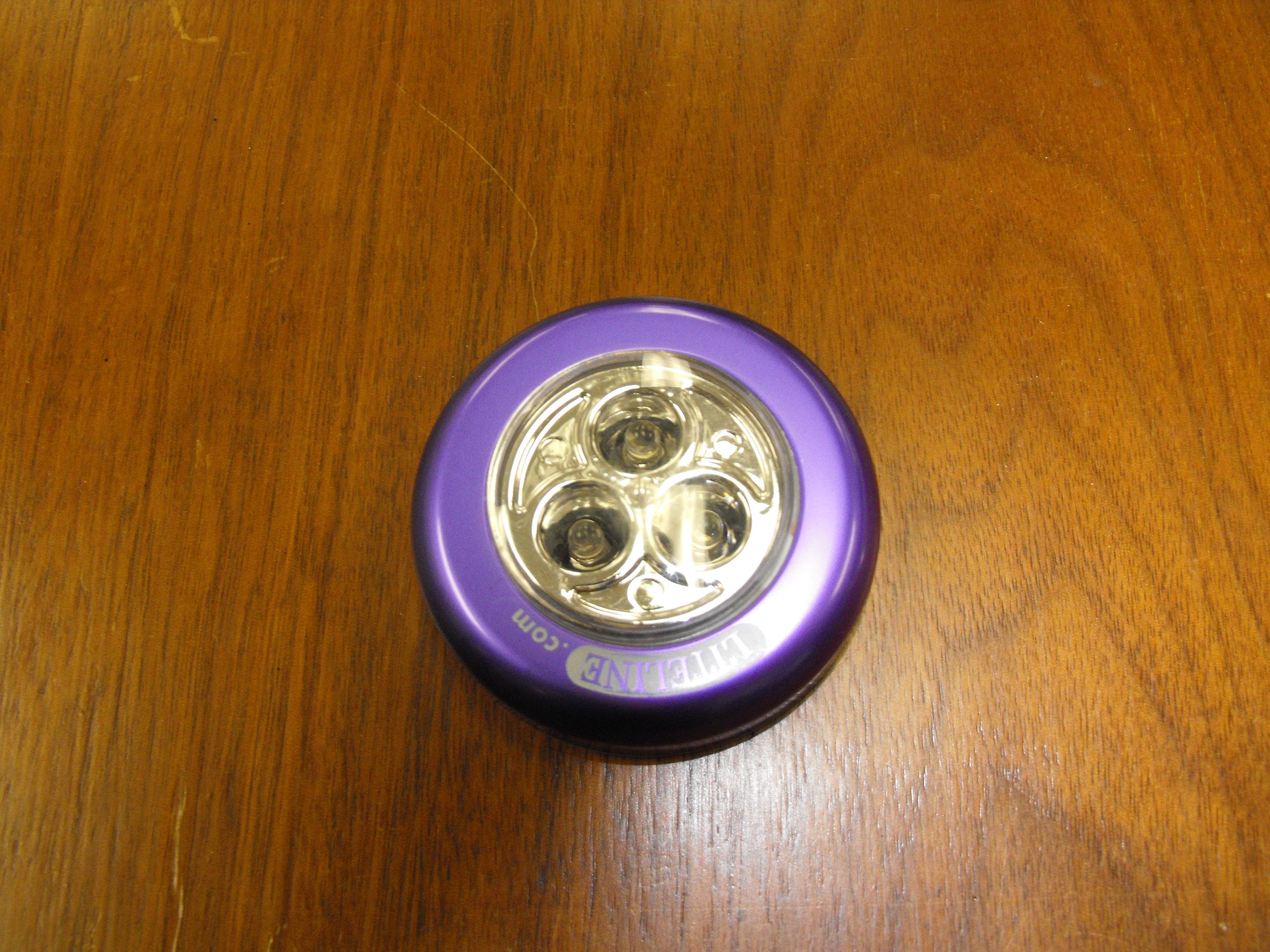 Make a Lighted Button Out of an LED Puck Lamp