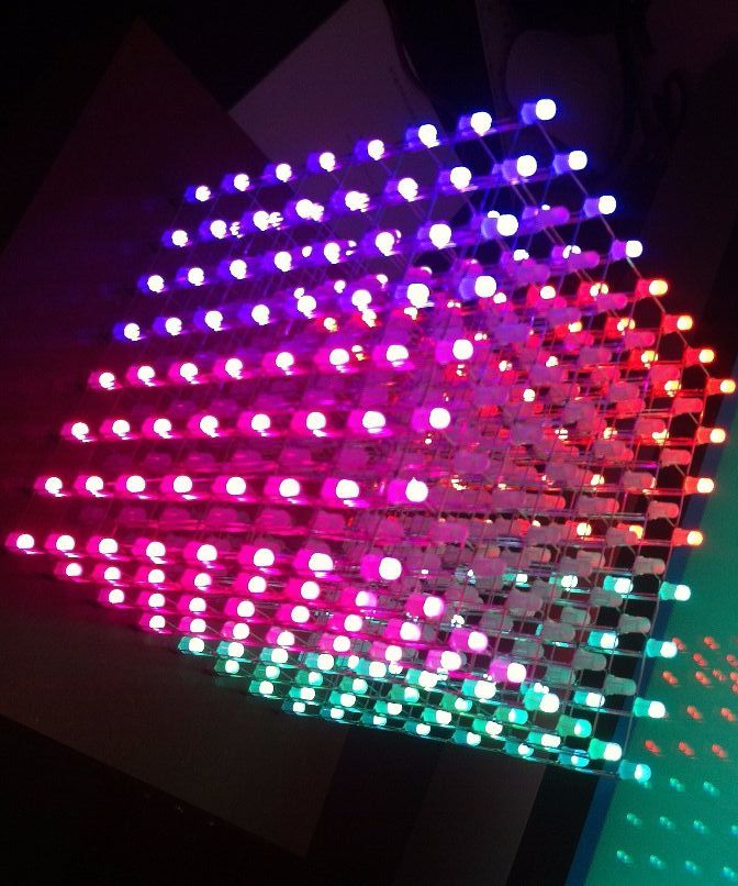 8x8x8 RGB Led Cube by Pierrot