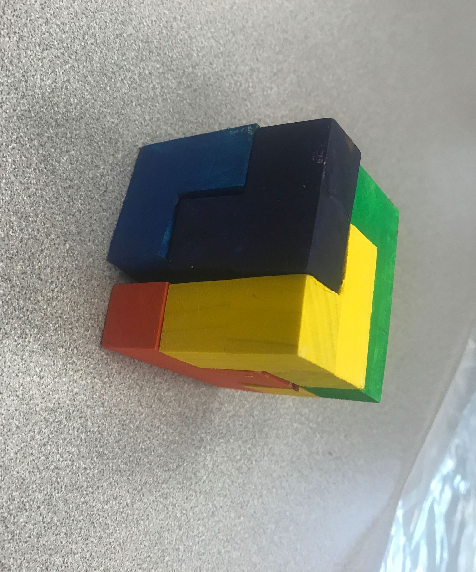 Rainbow Cube Puzzle