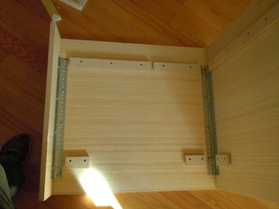 ADD LIGHT CLEATS AND MAKE BAMBOO SIDE PANELS