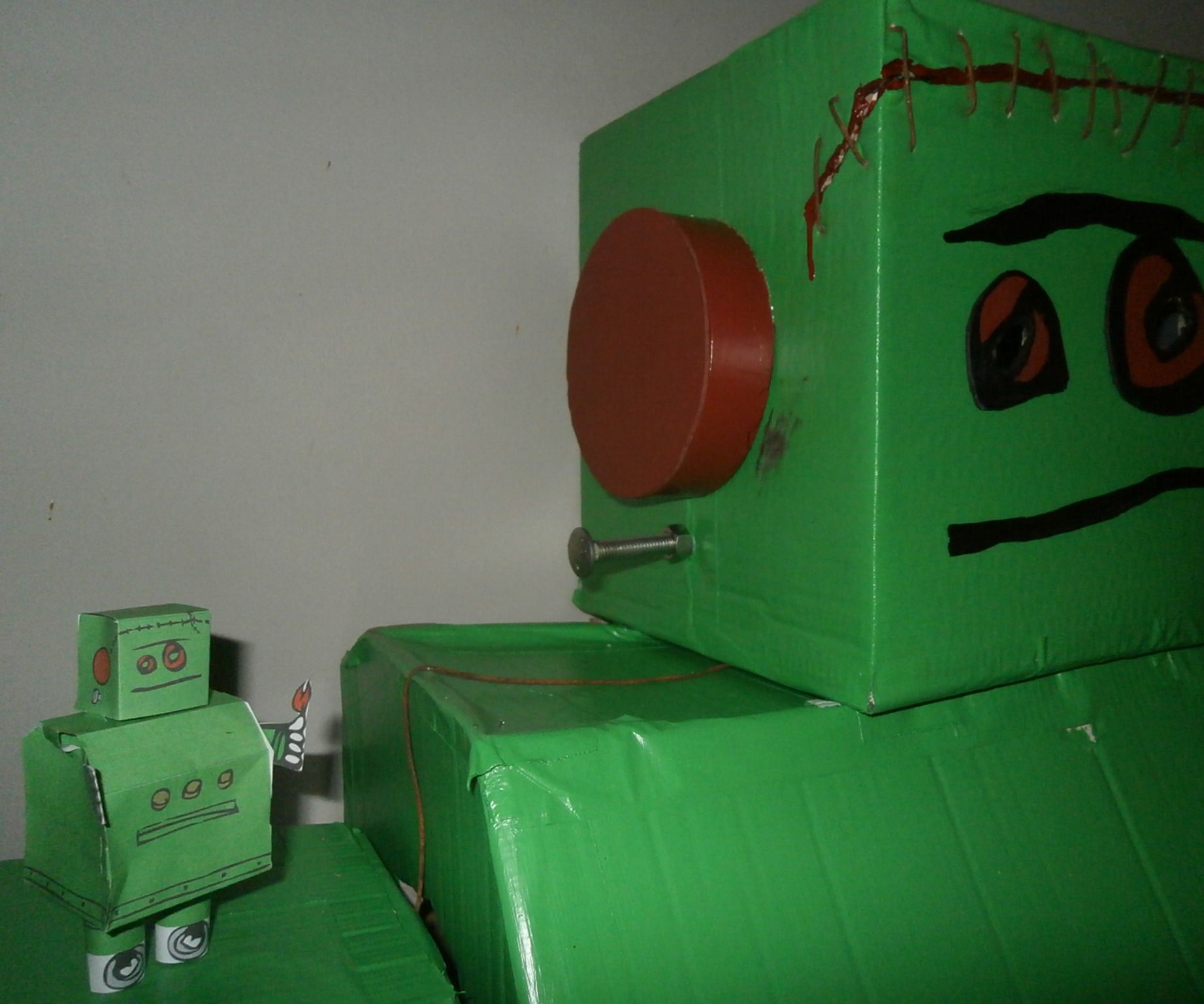 Lifesize Frankenbot Costume (Cheap and Easy)