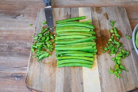 Prepare the Green Beans and Potatoes