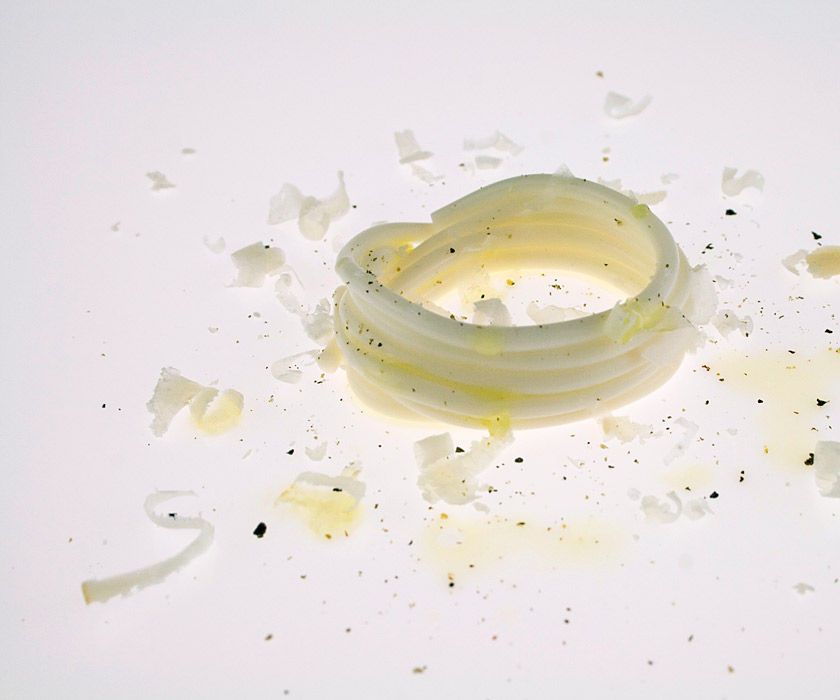 Molecular Gastronomy - Parmesan Spaghetti