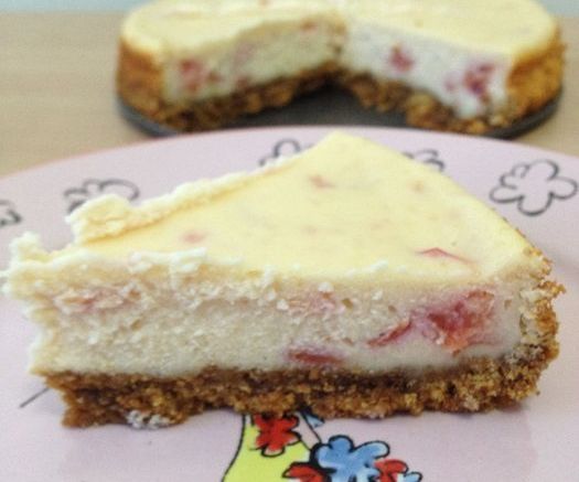 Rosy Crabapple Cheesecake