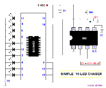 Build the LED Chaser Effect