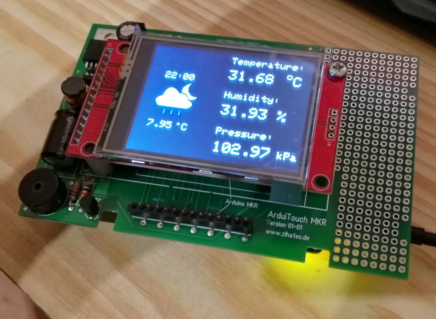 Weather Monitor With Arduino MKR ENV Shield : 6 Steps - Instructables