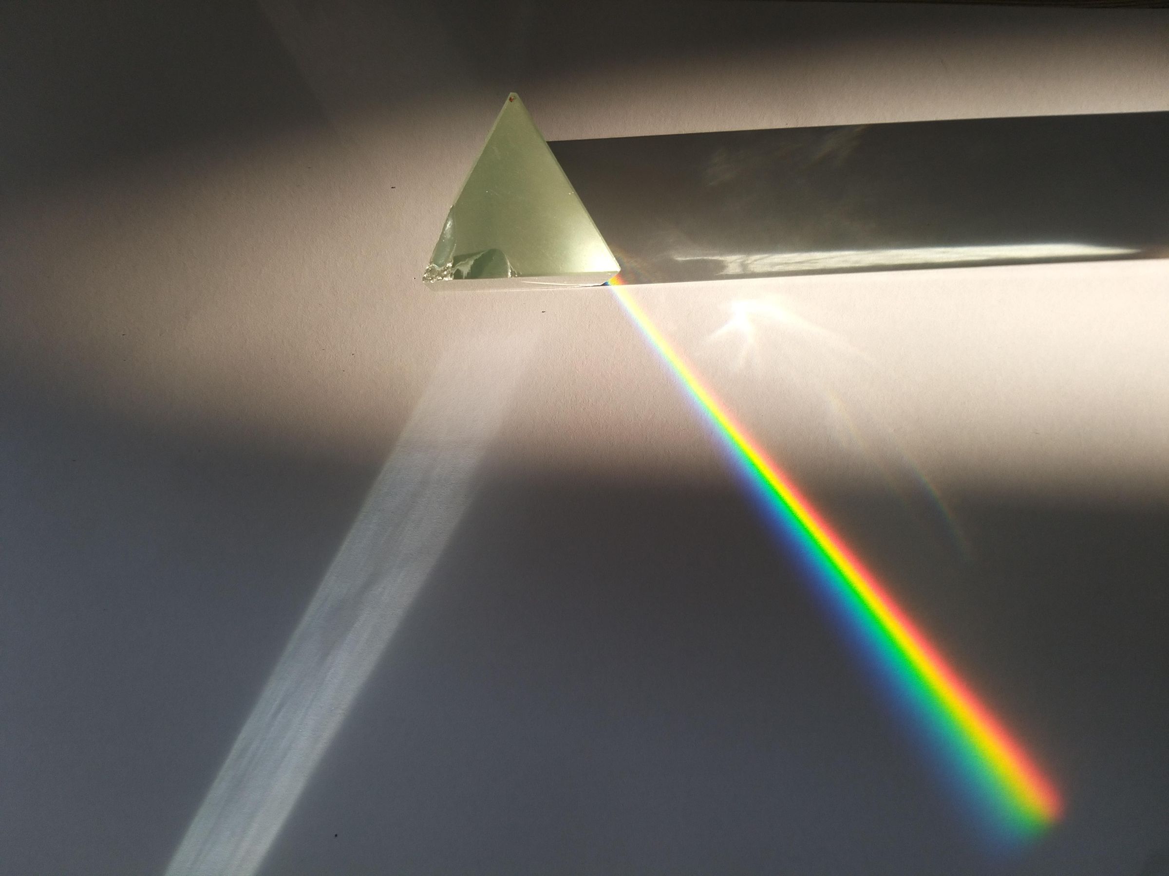 Using a Prism to Create a Spectrum of Light